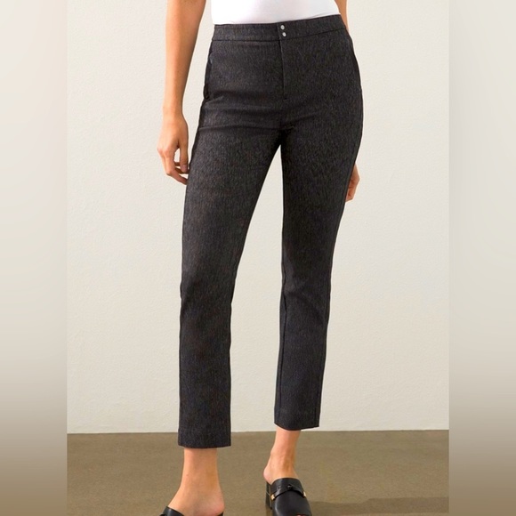 Chico's Pants - Chico’s Superior Stretch Textured Ankle Pants size 12